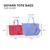 Goyard Saint Louis GM Tote Bag Black Tan