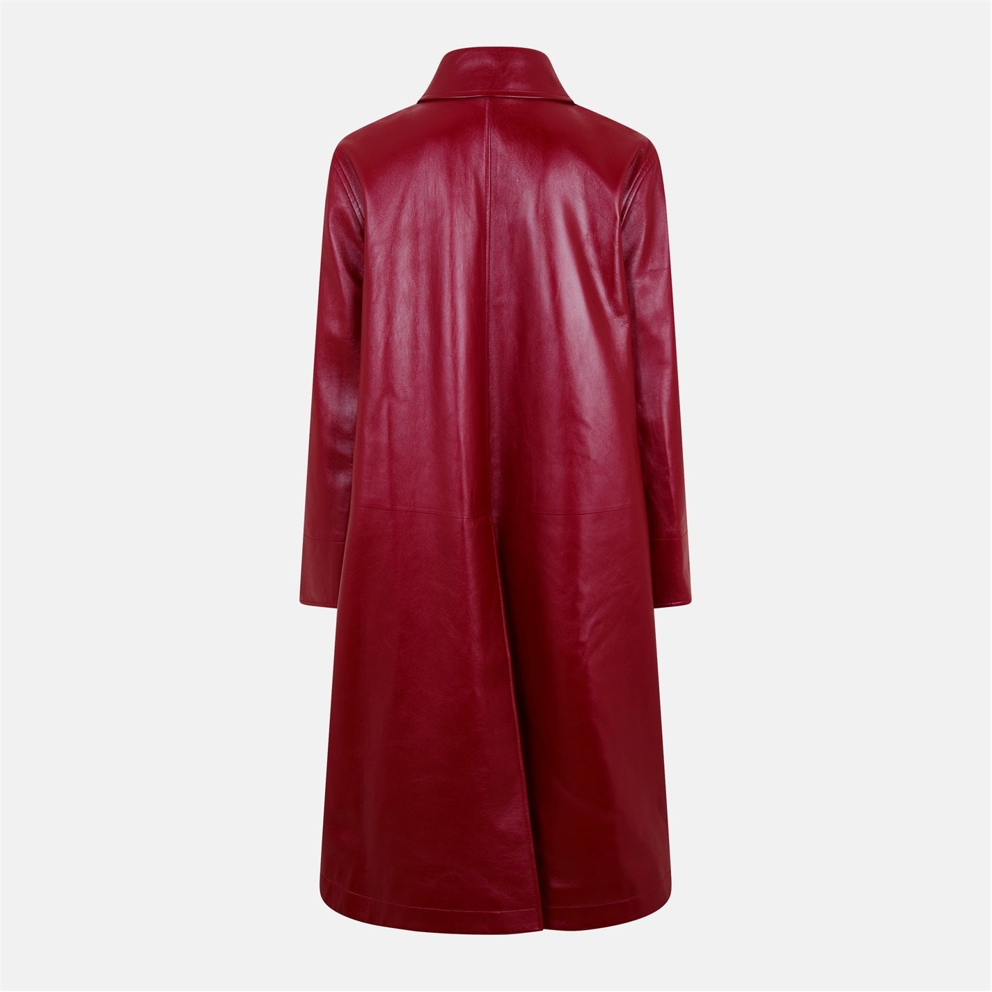 Gucci Shiny Leather Double Breasted Coat - Morely TrendsGucci Type here:)