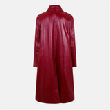 Gucci Shiny Leather Double Breasted Coat - Morely TrendsGucci Type here:)