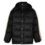 Gucci Gg Jacquard Nylon Padded Coat