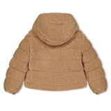 Moncler Audrieu Hooded Teddy Down Jacket Juniors