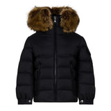 Moncler Byron Faux Fur Jacket Junior
