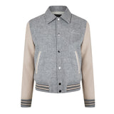 Amiri Bones Wool Varsity Jacket