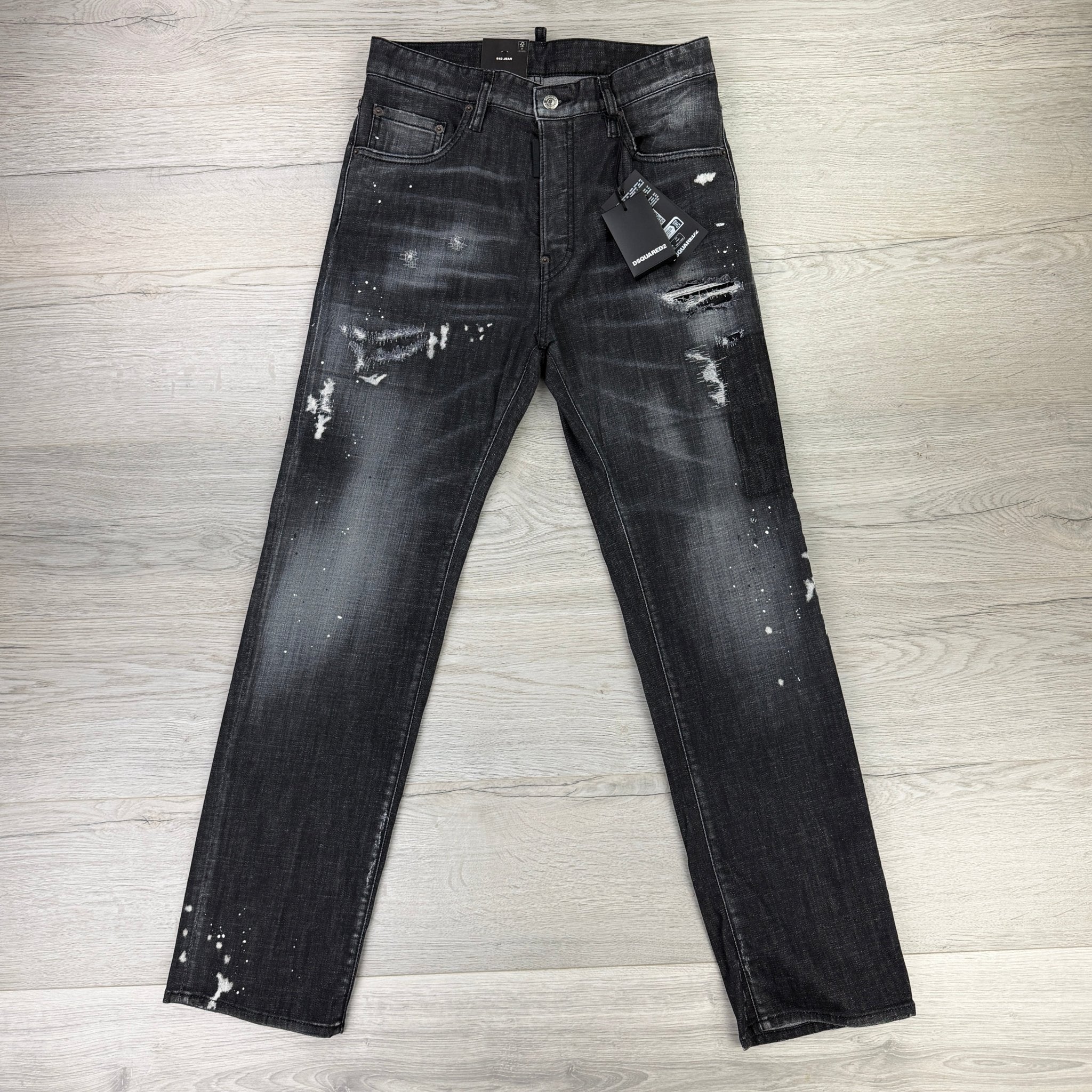 Dsquared2 Men’s Black Distressed Ripped Jeans - 46 (Uk 30/32) - Morely TrendsDsquared2 Type here:)