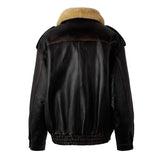 Miu Miu Nappa Leather Bomber Jacket