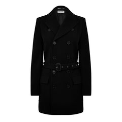 Saint Laurent Saharienne Wool Jersey Jacket