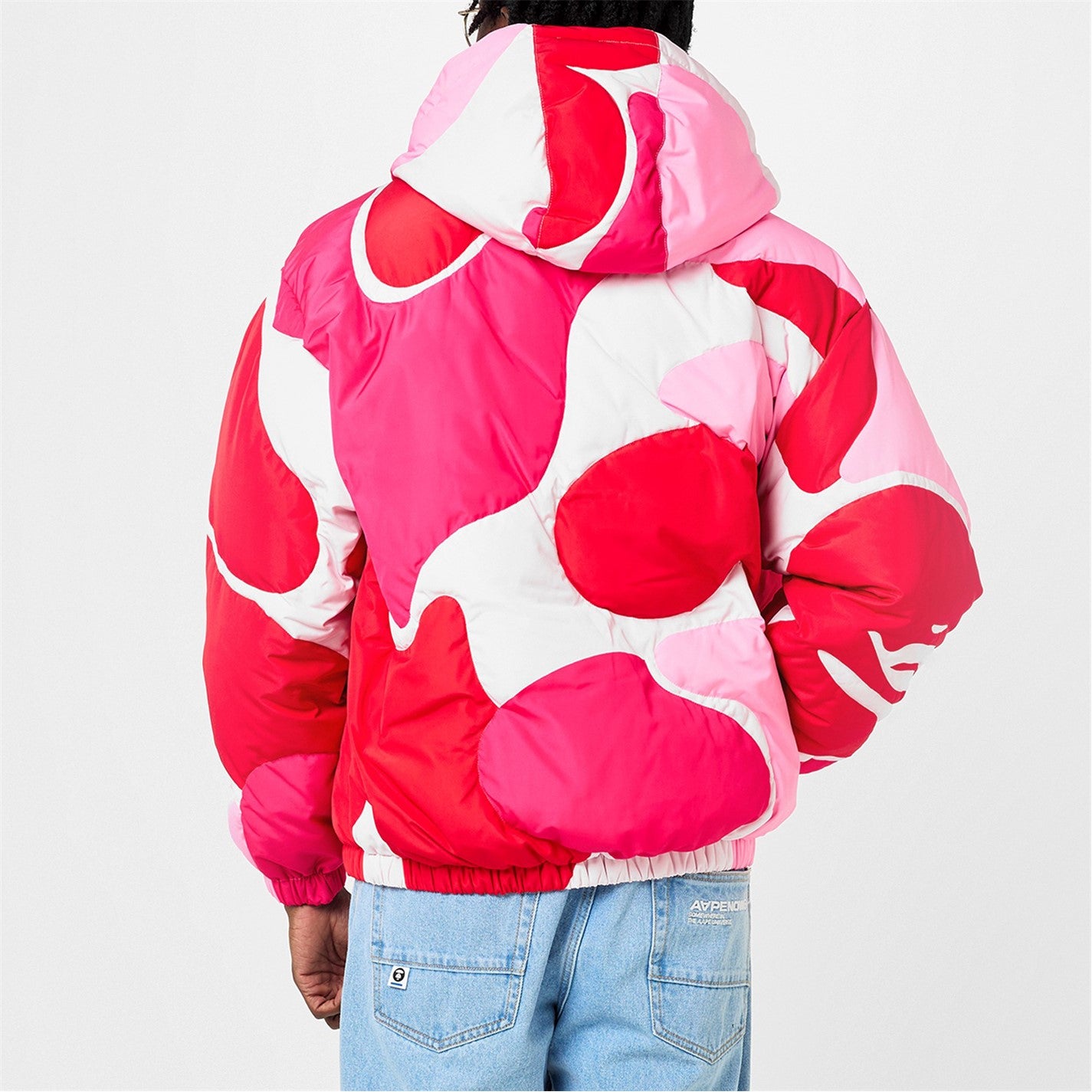 A Bathing Ape Abc Camo Hoodie Down Jacket