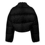 Miu Miu Cropped Nylon Down Jacket