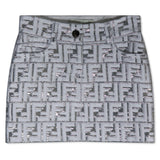Fendi Ao Metallic Skirt Junior