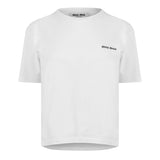 Miu Miu Embroidered Logo T-Shirt