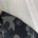 Canada Goose Men’s Black Badge Camo Emory Parker Jacket - Large