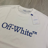Off White Men’s White T-shirt - Large Oversized