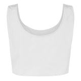 Miu Miu Poplin Logo Crop Top