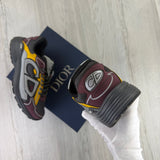 Dior B30 Men’s Burgundy / Yellow Trainers - 43 (Uk 9)