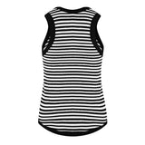 Saint Laurent Cassandre Striped Tank Top