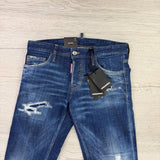 Dsquared2 Men’s Blue Distressed Jeans - 46 (Uk 30)