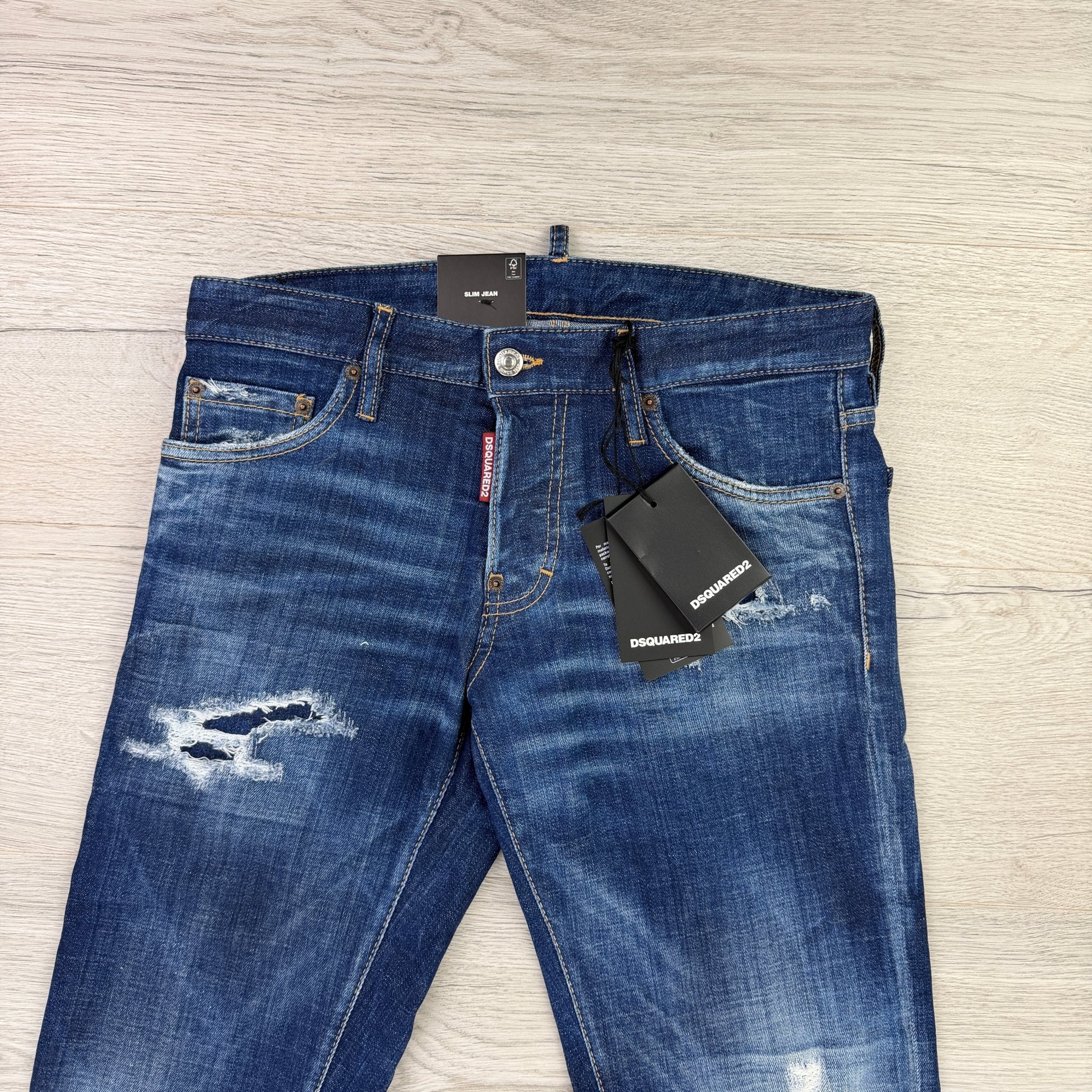 Dsquared2 Men’s Blue Distressed Jeans - 46 (Uk 30) - Morely TrendsDsquared2 Type here:)