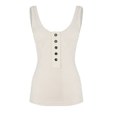 Bottega Veneta Compact Cotton Rib Jersey Tank Top