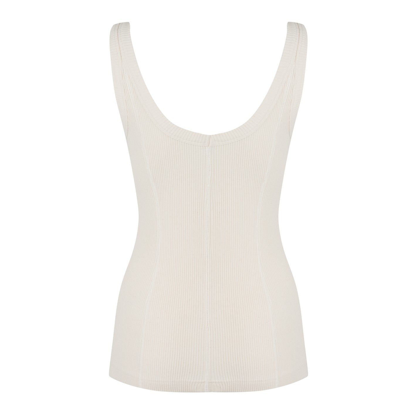 Bottega Veneta Compact Cotton Rib Jersey Tank Top