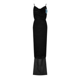 Prada Nylon Crepe Maxi Dress