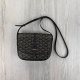 Goyard Goyardine Belvedere II Black PM Messenger Bag