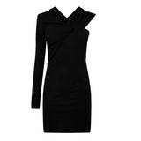 Saint Laurent One Shoulder Dress