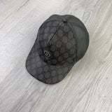 Gucci Men’s GG Interlocking Dark Grey Baseball Cap