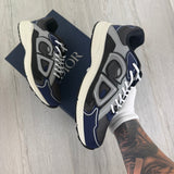 Dior B30 Men’s Navy CD Trainers - 44 (Uk 10)