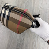 Burberry Men’s Beige Side / Belt Bag