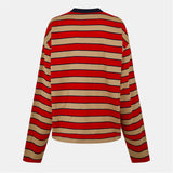 Prada Stripe Long Sleeve T-Shirt
