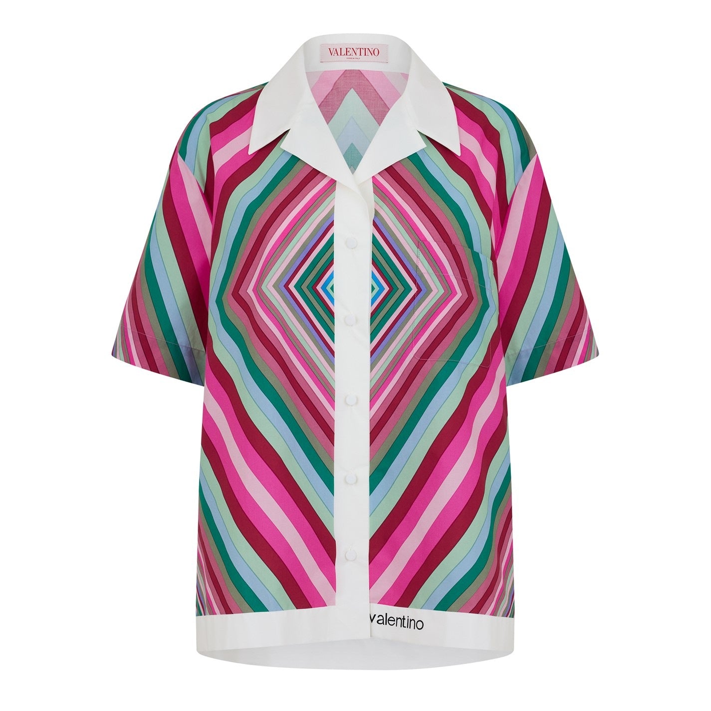 Valentino Val Rhombus SS Shirt Ld43