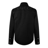 Gucci Embroidery Denim Shirt