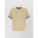 Bottega Veneta Double Layer Striped Cotton T-Shirt