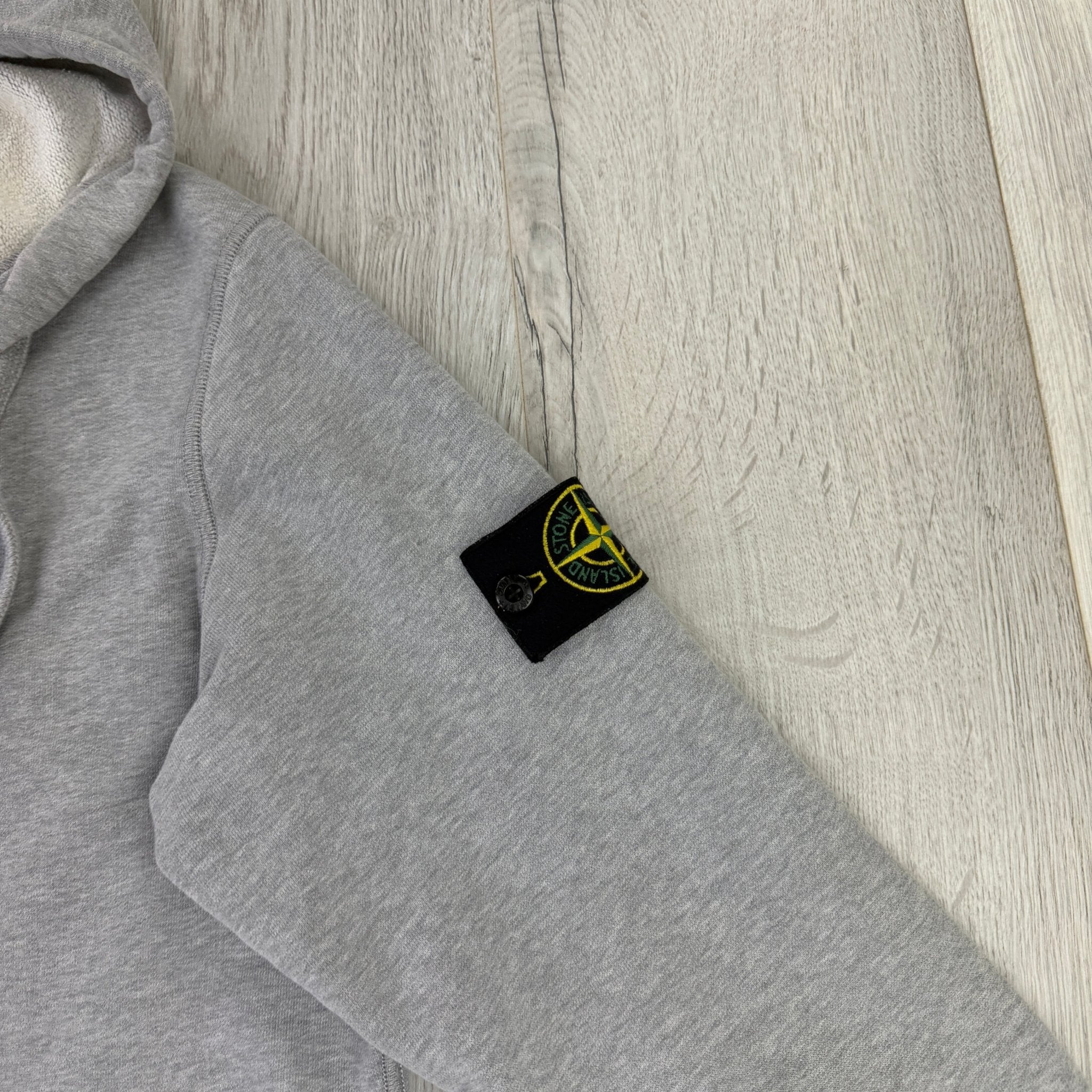 Stone Island Men’s Grey Zip-up Hoodie - Small - Morely TrendsStone Island Type here:)