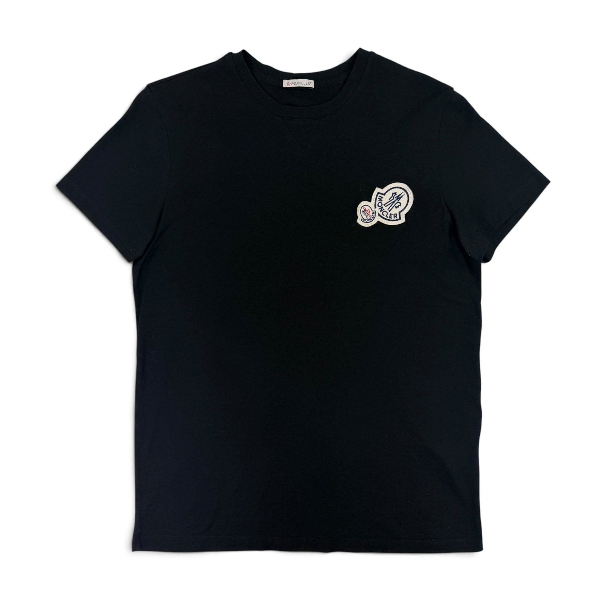 Moncler Men’s Double Logo Black T-shirt - Morely TrendsMoncler Type here:)