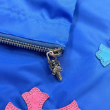 Chrome Hearts DSM Dover Street Market 20th Anniversary Multicolour Leather Cross Patch Tote Bag Blue