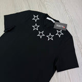 Givenchy Men’s Black Star Collar Slim T-shirt