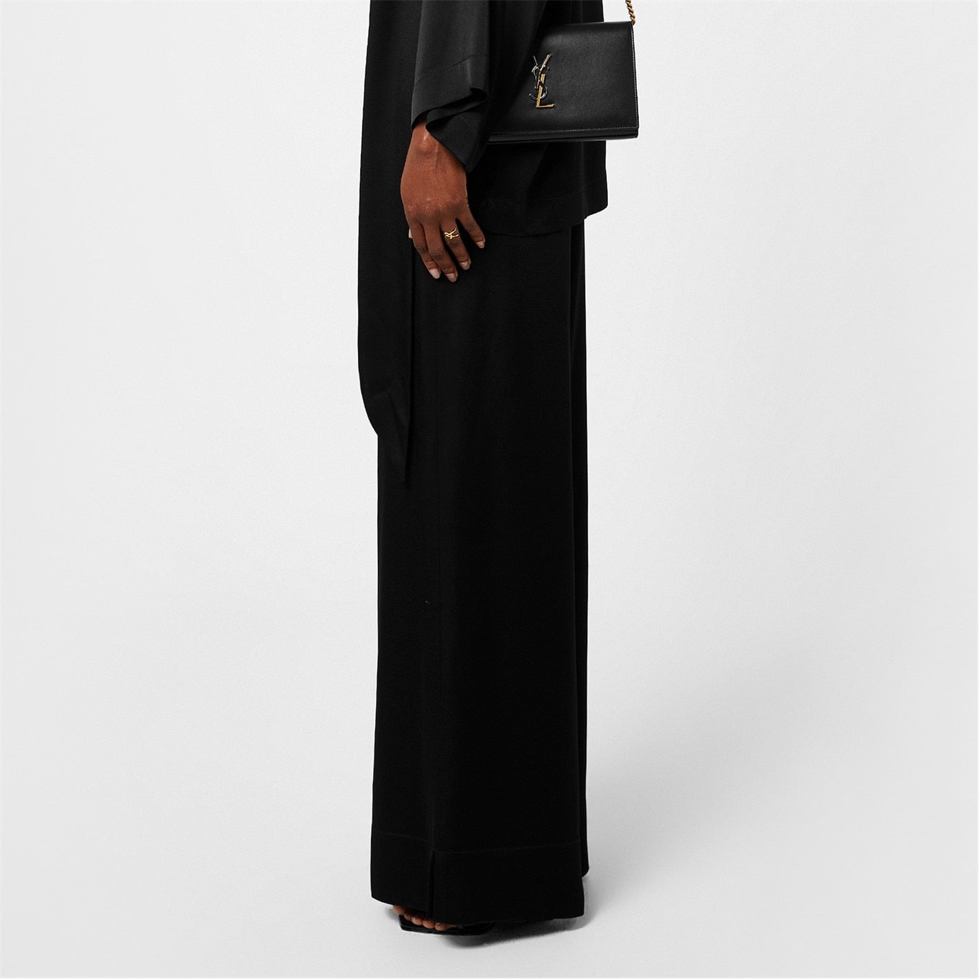 Saint Laurent Wide Leg Trousers