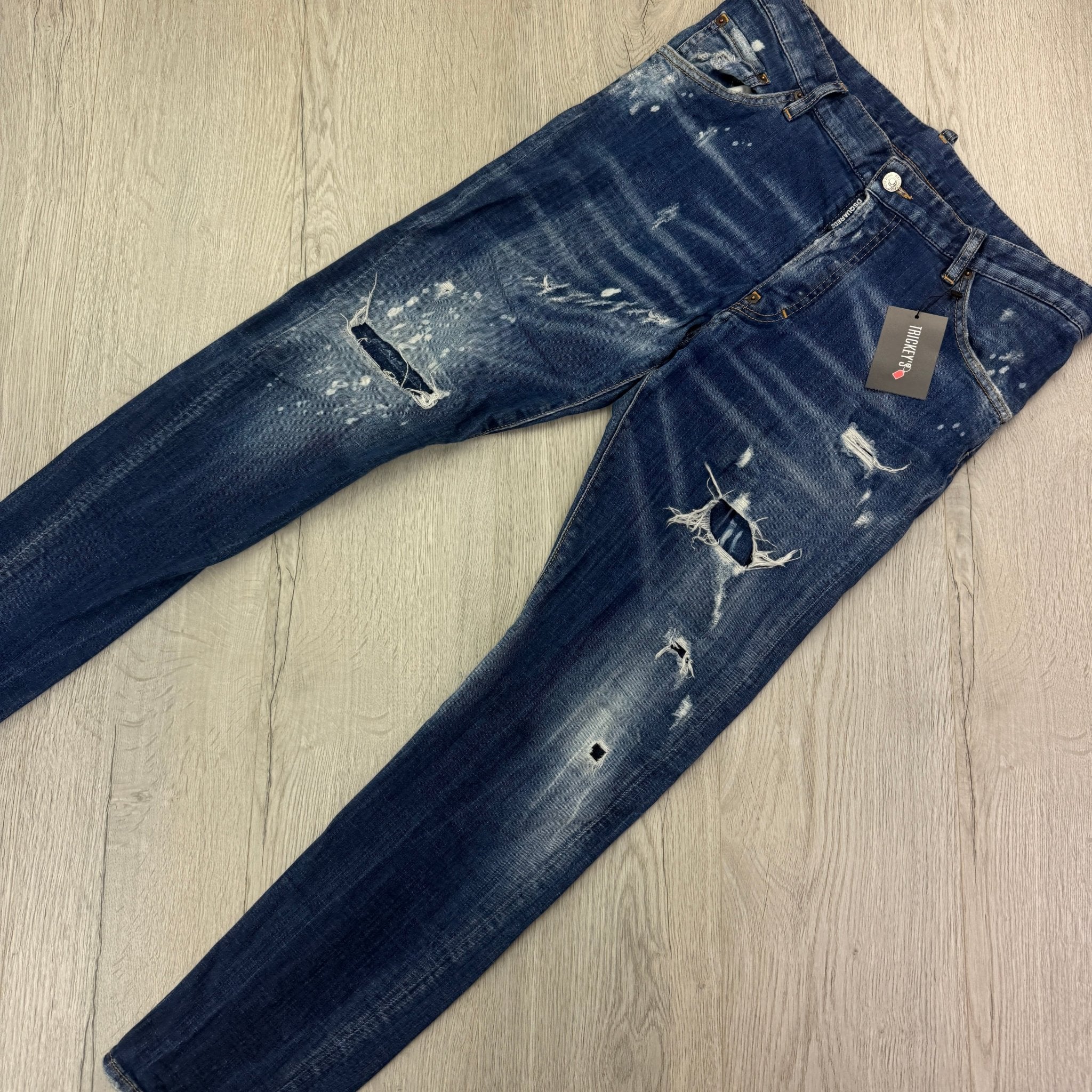 Dsquared2 Men’s Denim Distressed Classic Kenny Style Jeans - 48 (Uk 32) - Morely TrendsDsquared2 Type here:)