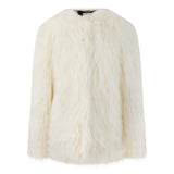 Saint Laurent Faux Fur Short Coat