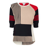 Bottega Veneta BV Patchwork Knit Sweater