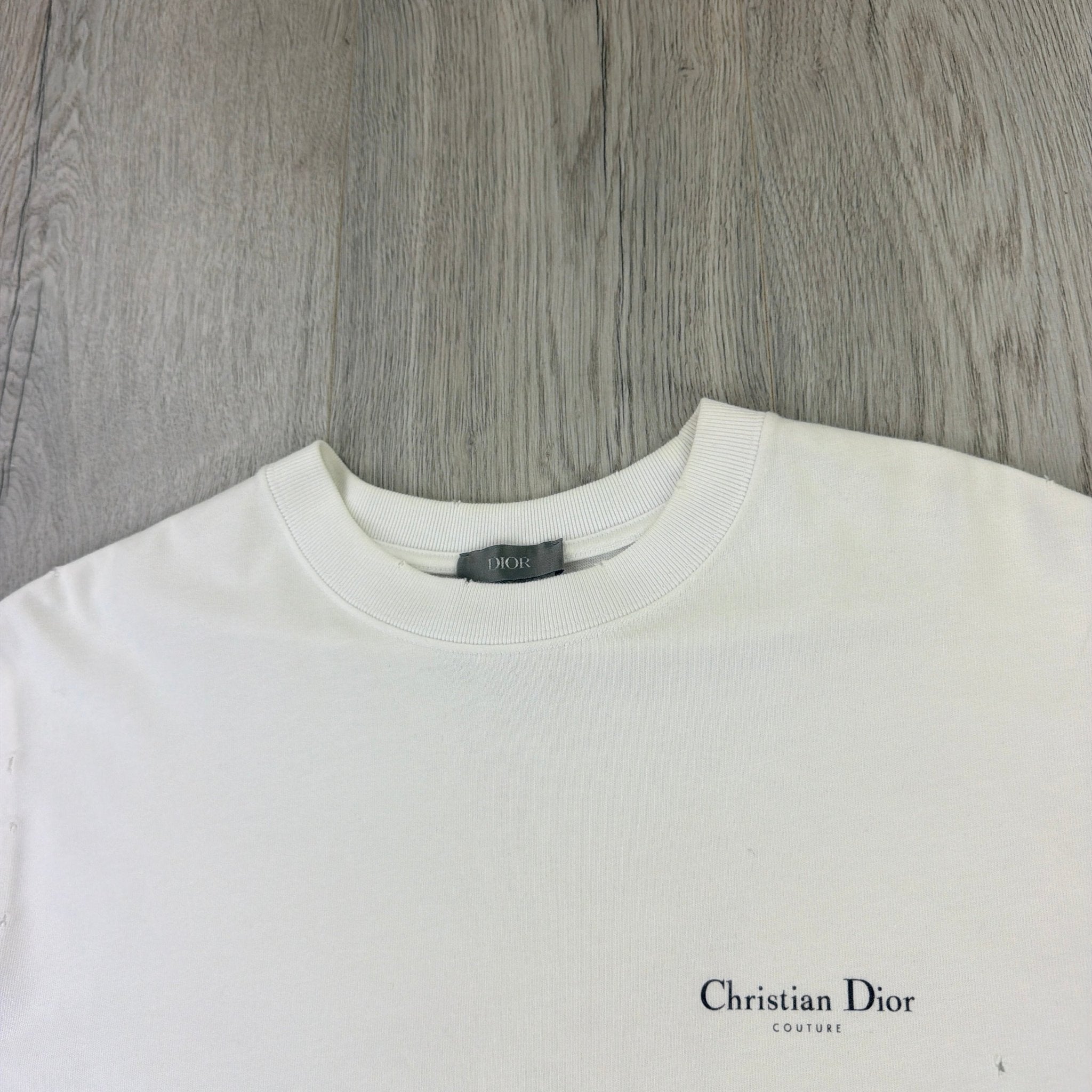 Christian Dior ‘Couture’ Men’s White T-shirt - Small - Morely TrendsDior Type here:)