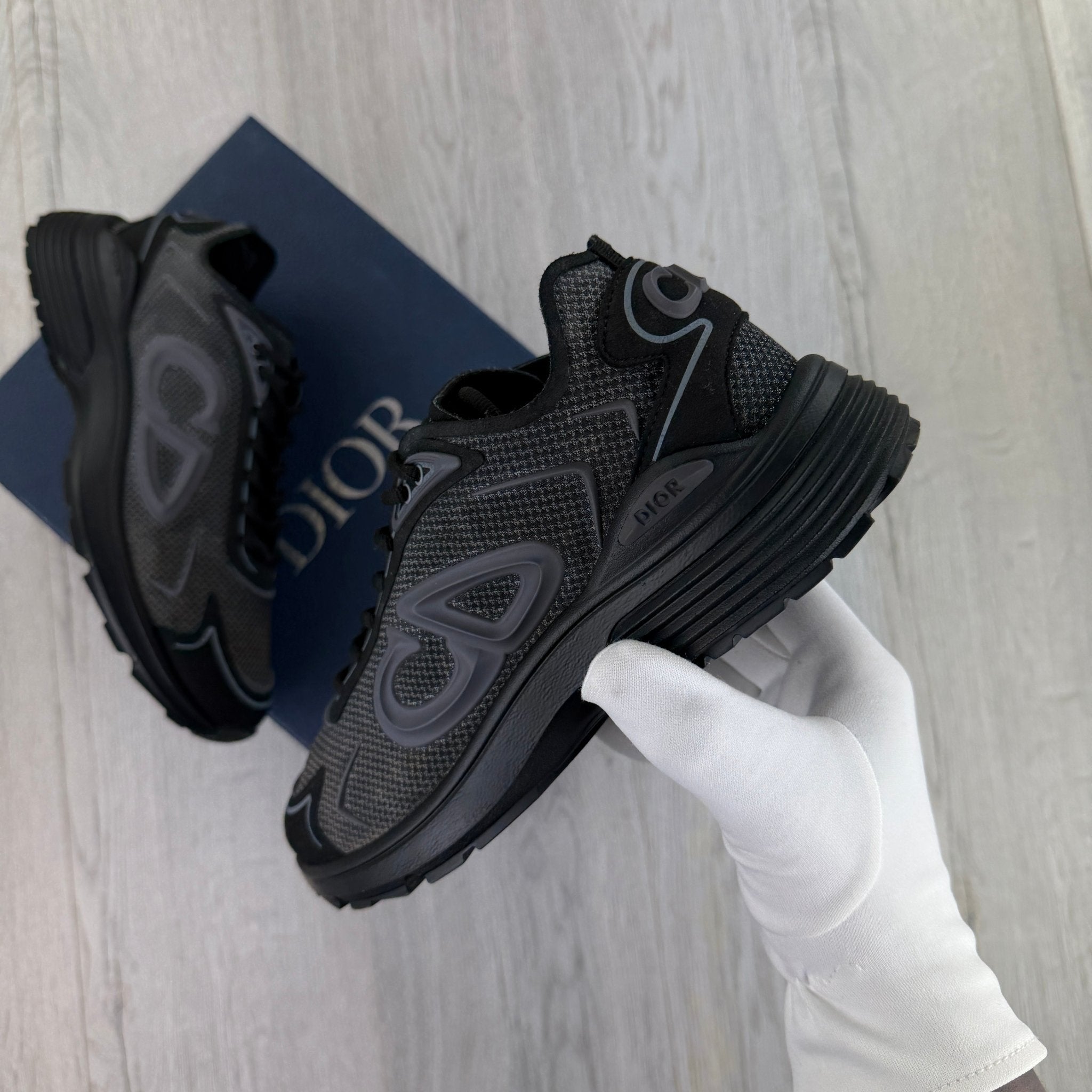 Dior B30 Countdown Tech Black Trainers - 42 (Fit Uk 8) - Morely TrendsDior Type here:)
