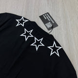 Givenchy Men’s Black Star Collar Slim T-shirt
