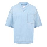 Bottega Veneta Light Bleached Denim T-Shirt