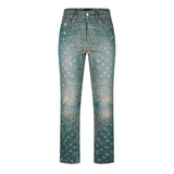 Amiri Bandana Straight Leg Jeans