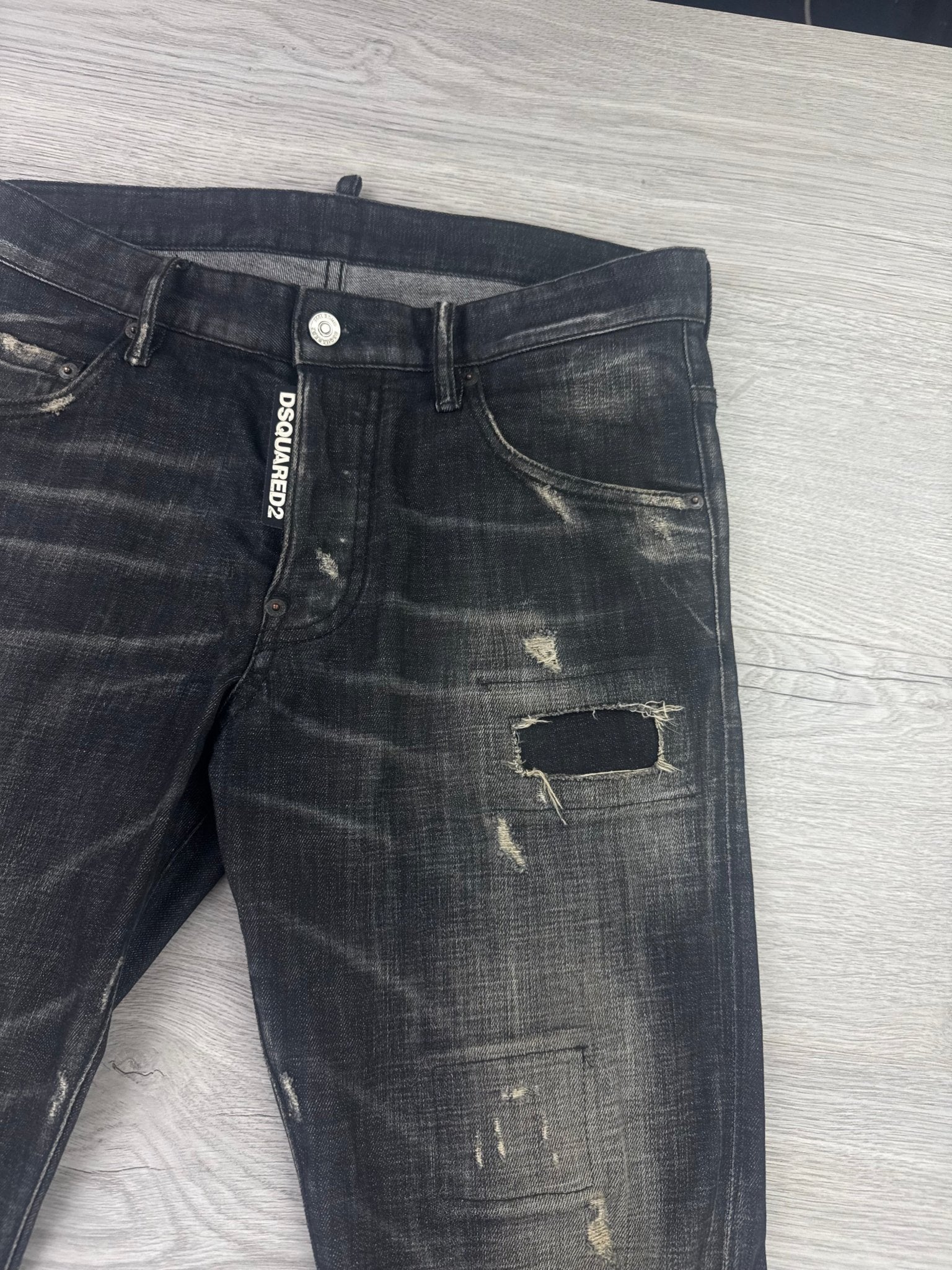 Dsquared2 Men’s Black Distressed Skater Jeans - 46 (Uk 30) - Morely TrendsDsquared2 Type here:)