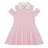 Fendi Logo Cut-Out Polo Dress Juniors