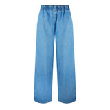 Prada Relaxed Bleached Denim Trousers