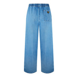 Prada Relaxed Bleached Denim Trousers